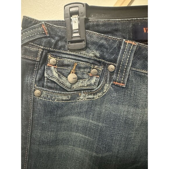 Vigoss 9/10 Dark Flare Y2K Style Jeans NWT Vintage - Picture 3 of 4